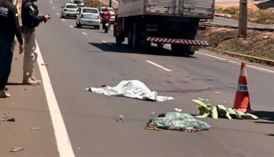 Idosa morre atropelada na BR-316, zona Sul de Teresina nessa manhã